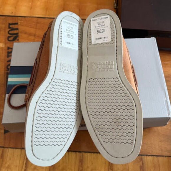 Sebago Docksides in tan crazy horse leather - Picture 6 of 8